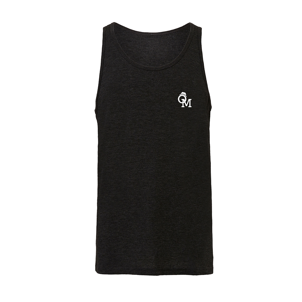 OM Logo Black Tank Top