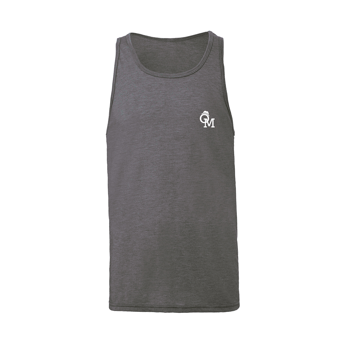 OM Logo Heather Grey Tank Top