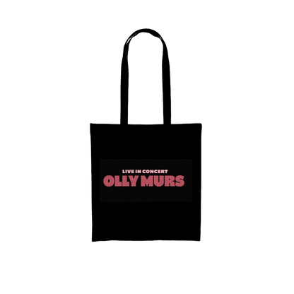 Olly Murs Live In Concert Black Tote Bag