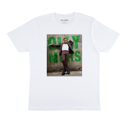 Olly Murs 15 Years of Hits 2025 White Tee